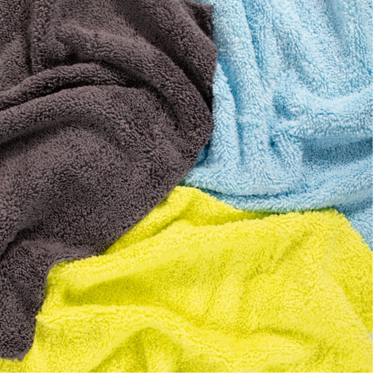 Microfiber towels - Pack of 3 in assorted colors