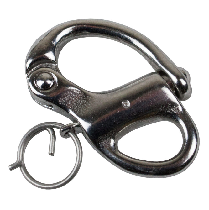 Small stainless steel safety snap shackle Optimist